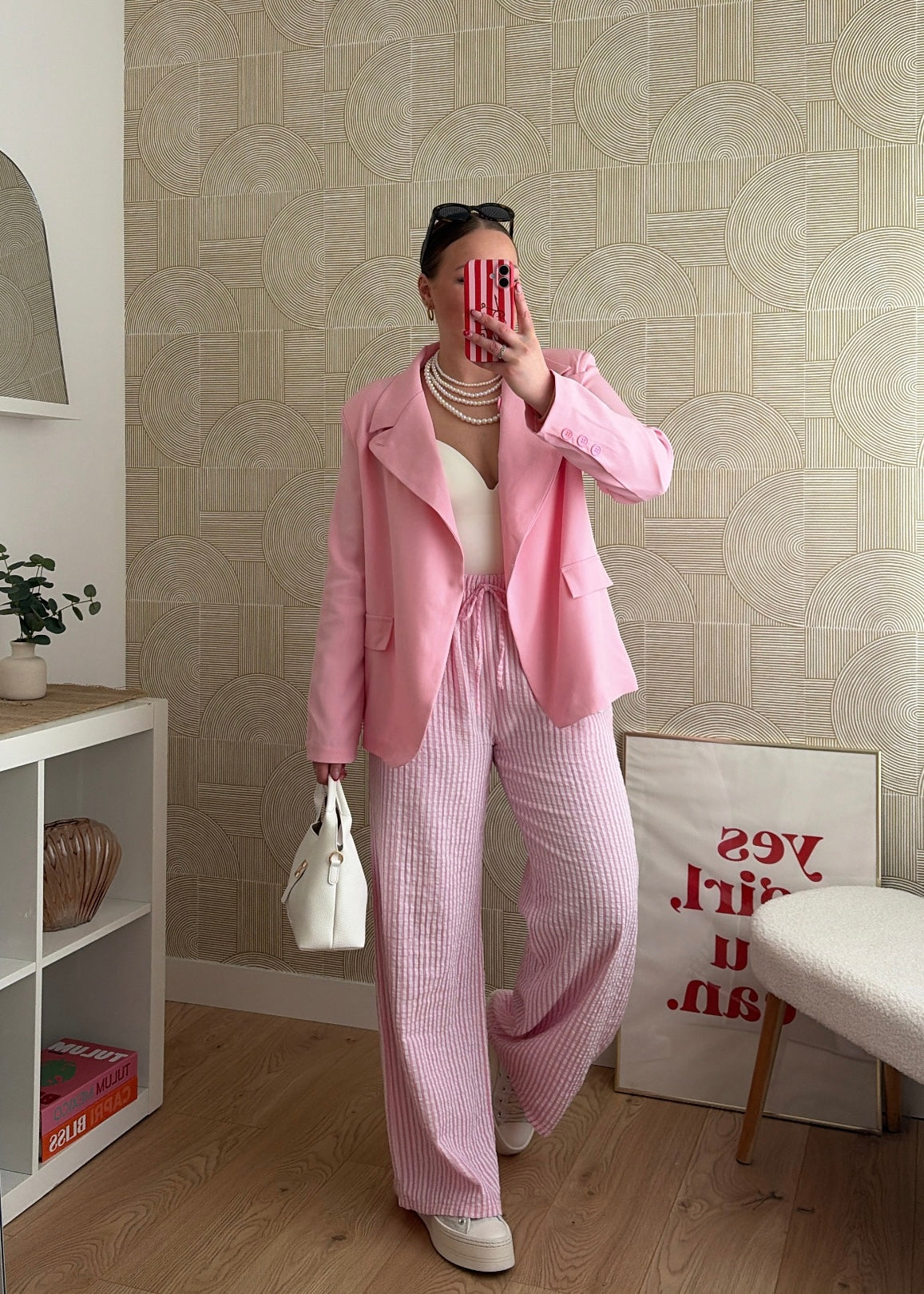 Pantalon rose - GAZE DE COTON