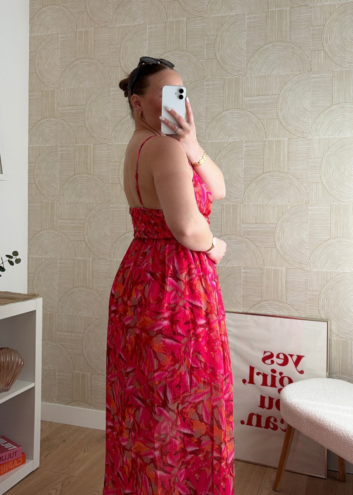 Robe longue rouge - NORAH