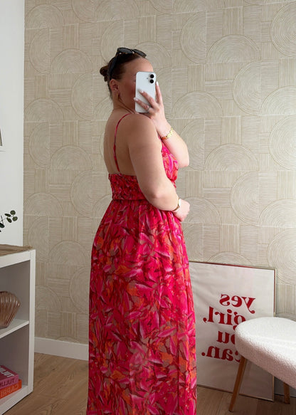 Robe longue rouge - NORAH