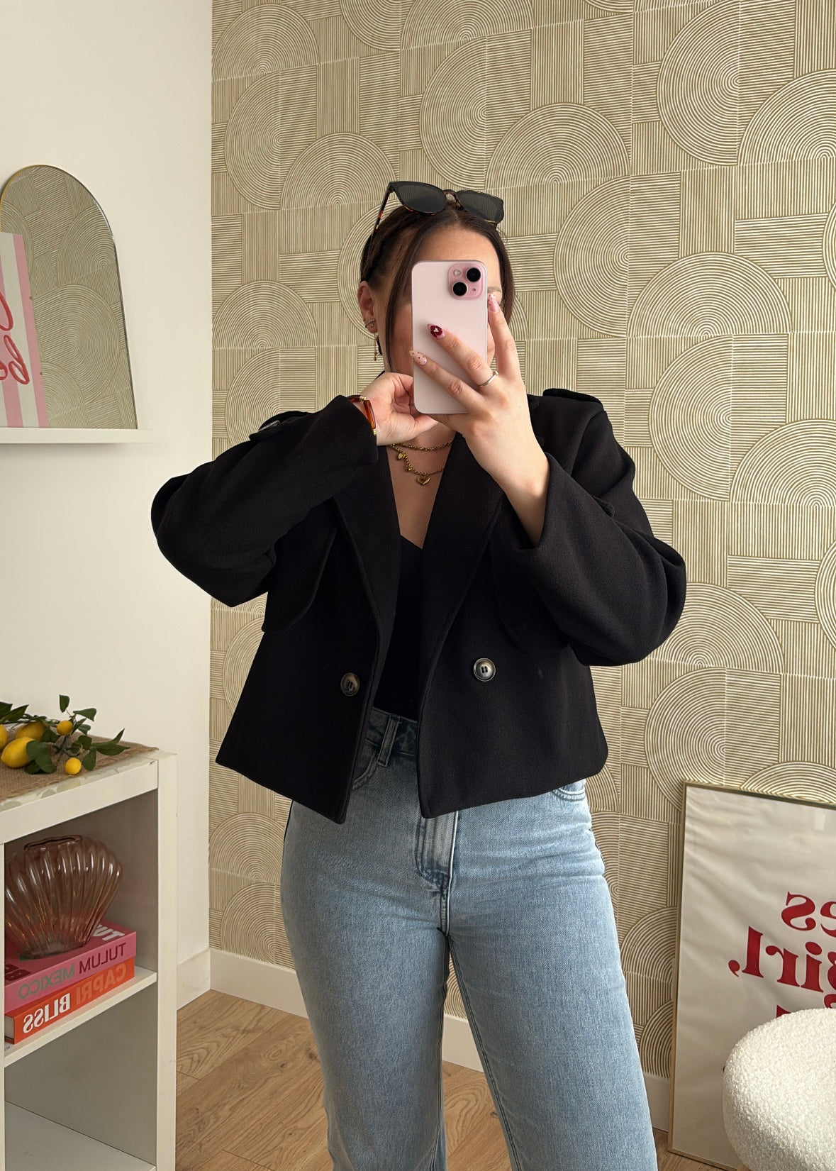 Veste courte noire - MODA