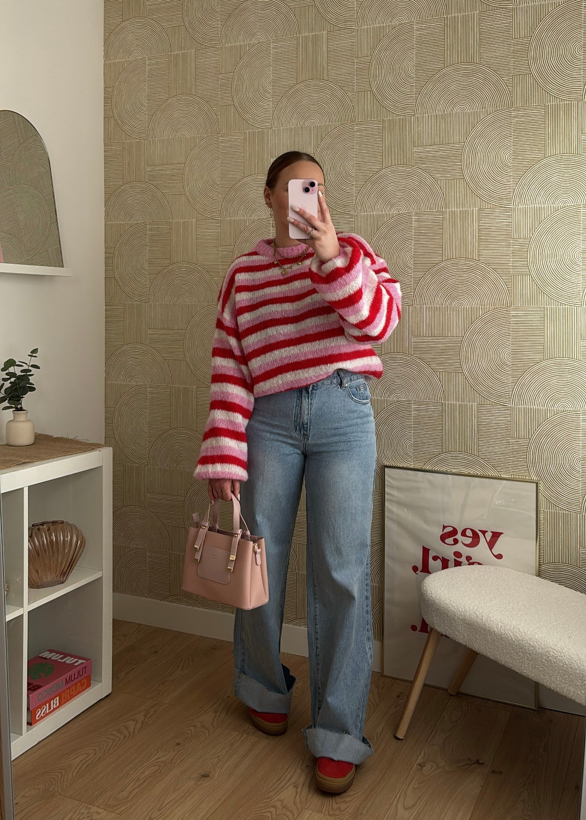 Jeans wide bleu - GIO