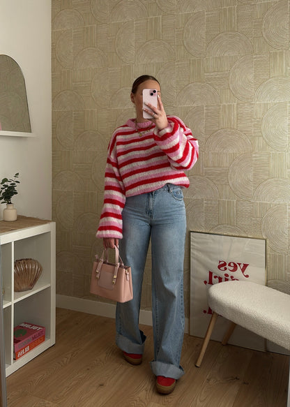 Jeans wide bleu - GIO