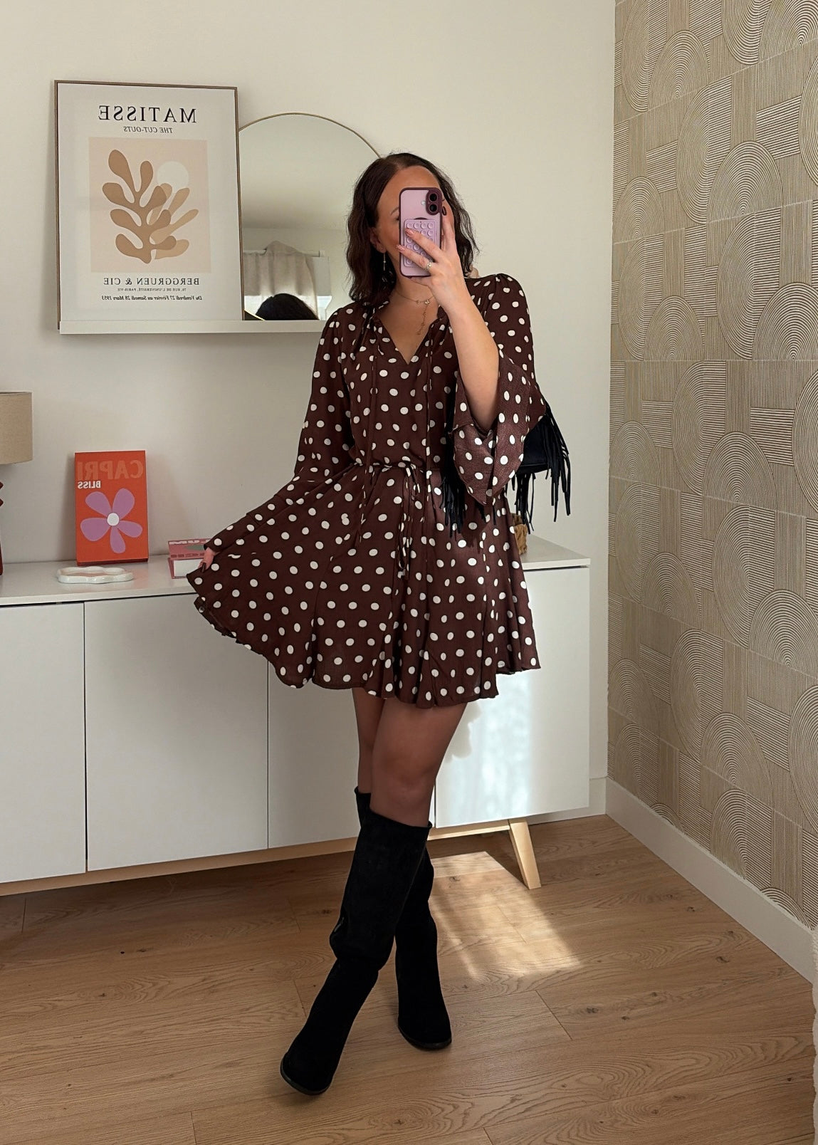 Robe courte choco - POIS
