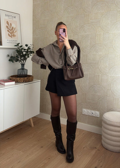 Chemise à carreaux - LÉANE