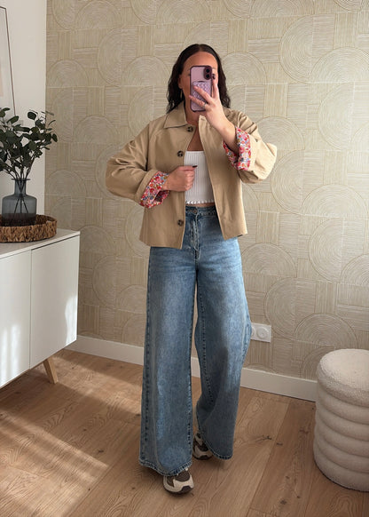Trench beige à revers - LIBERTY