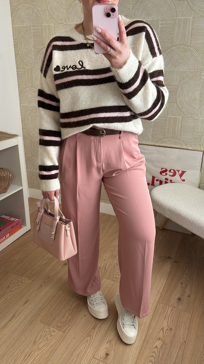 Pantalon vieux rose - SANDRO