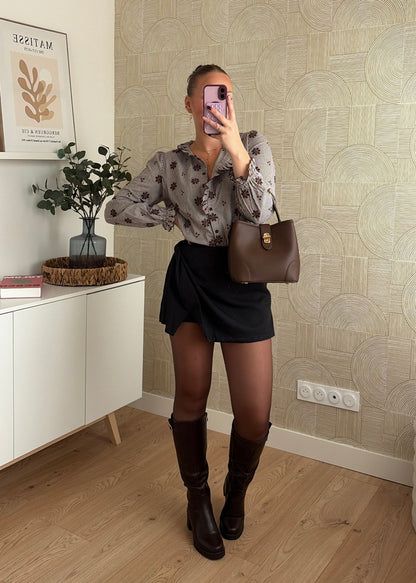 Jupe-short noire - TORSADE