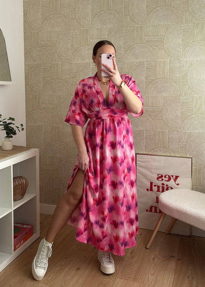 Robe longue rose - ENEA