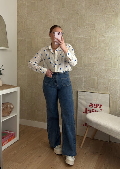 Jeans wide denim - BENJI