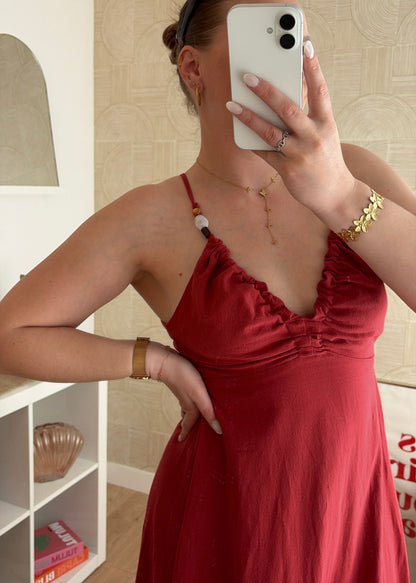 Robe longue rouille - JEWELL