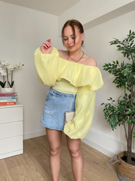 Short en jeans ANANAS