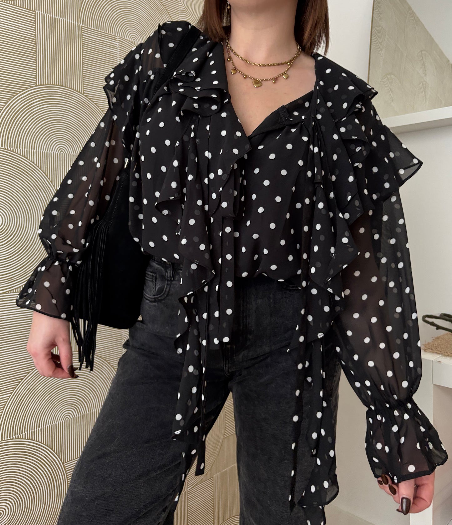 Blouse noire - SAMMIA