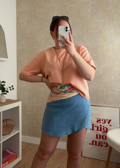 Tee-shirt saumon - AIMY
