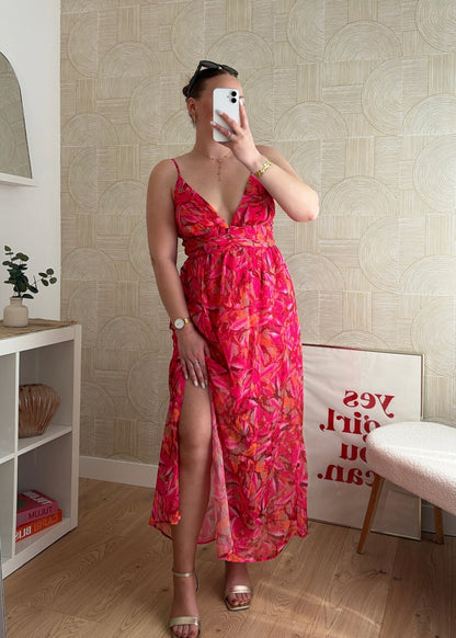 Robe longue rouge - NORAH