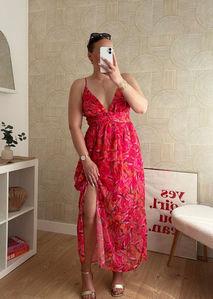 Robe longue rouge - NORAH