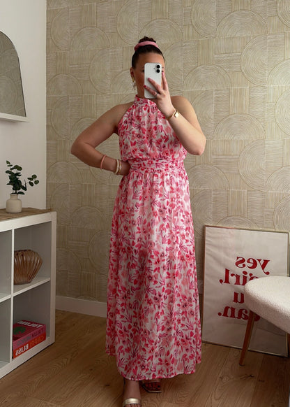 Robe longue rose - INAYA