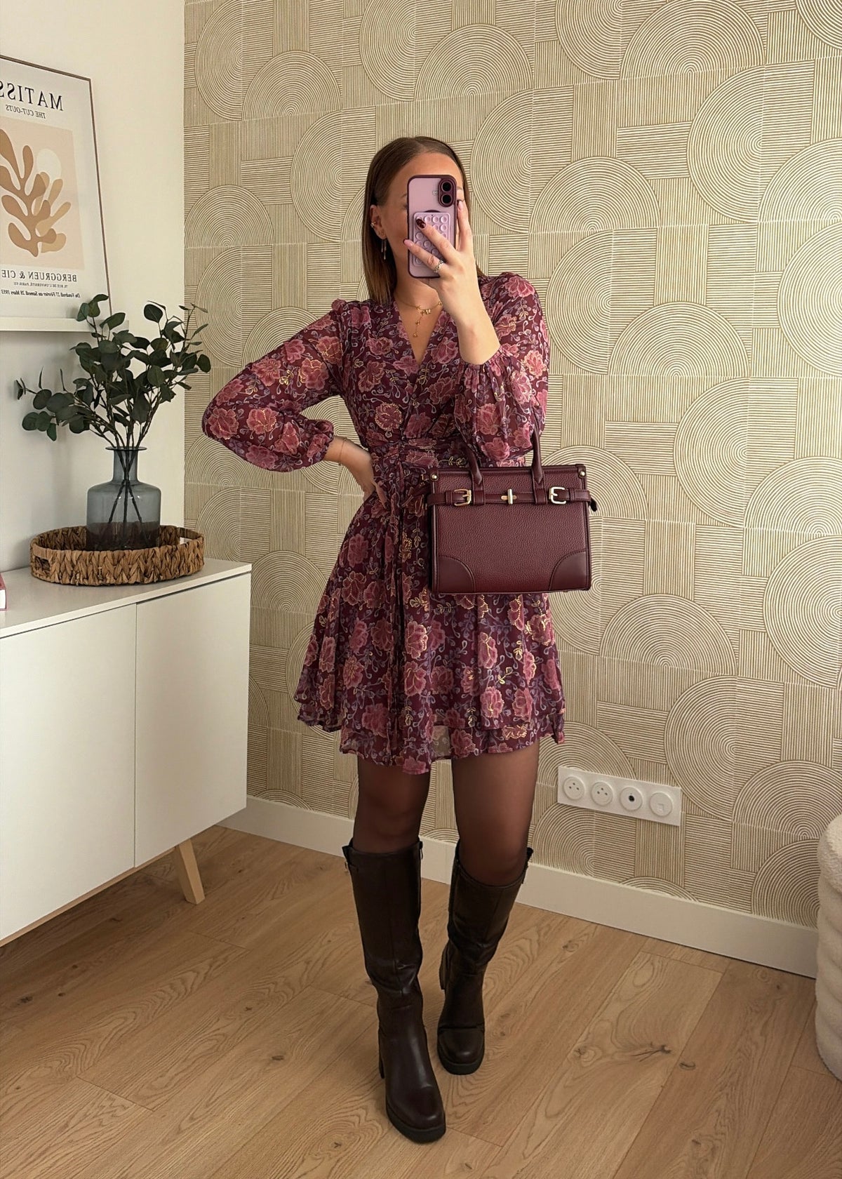 Robe courte à fleurs - HOLLYA