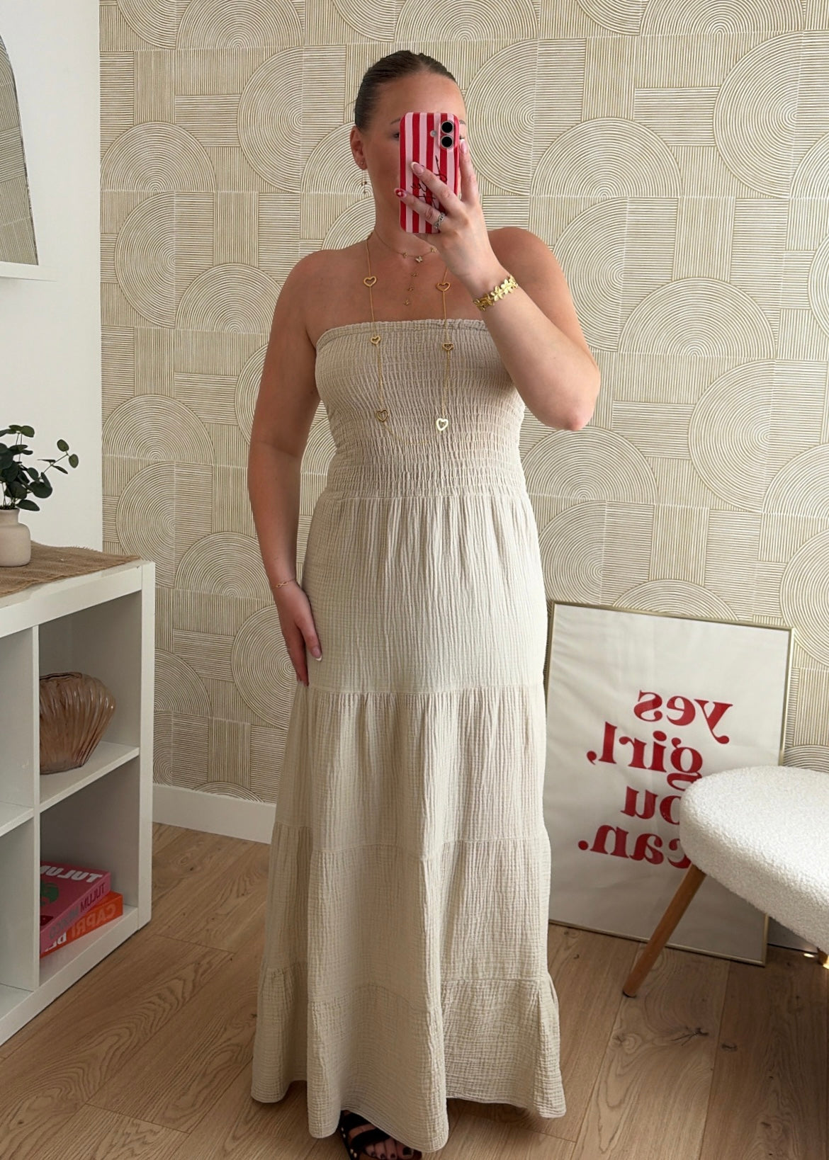 Robe bustier beige - MAËLYS