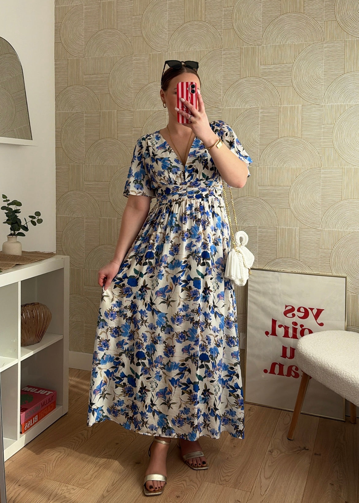 Robe longue bleu - SIERRA