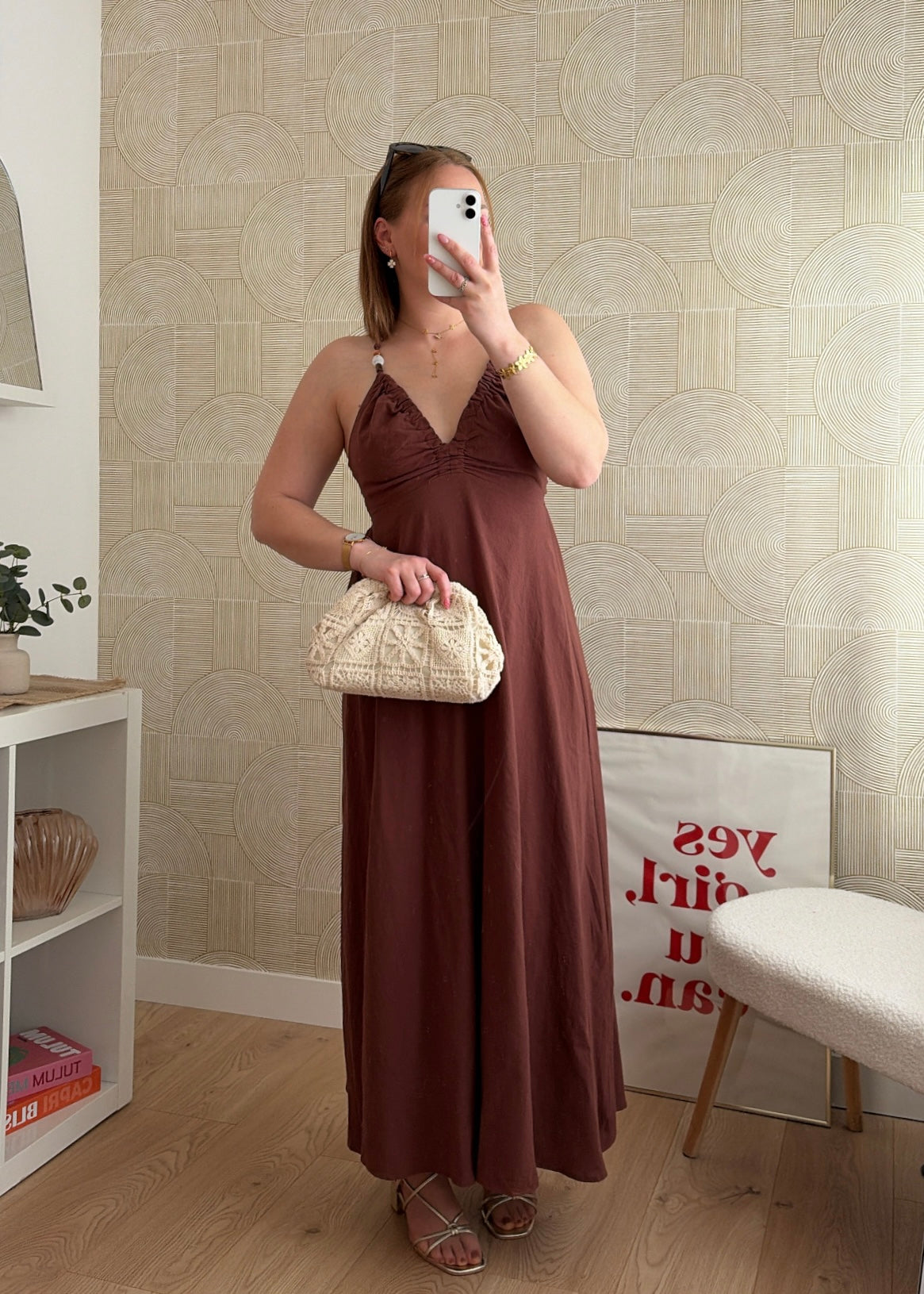 Robe longue choco - JEWELL