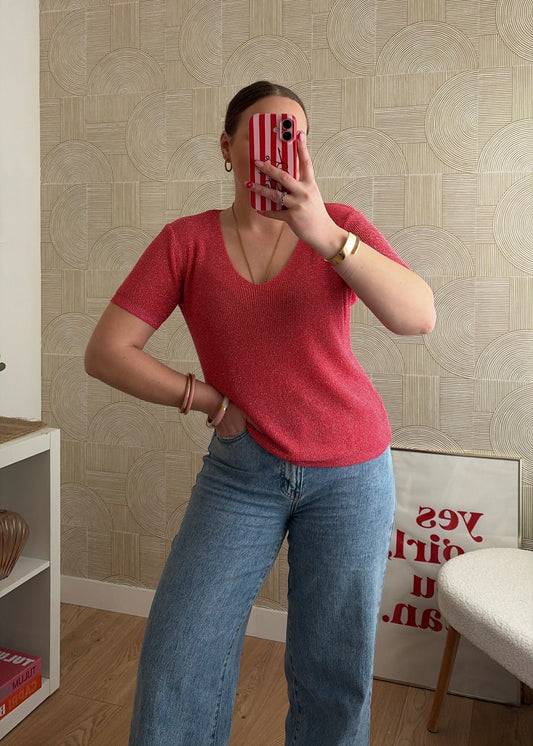 Top pastèque - LUREX