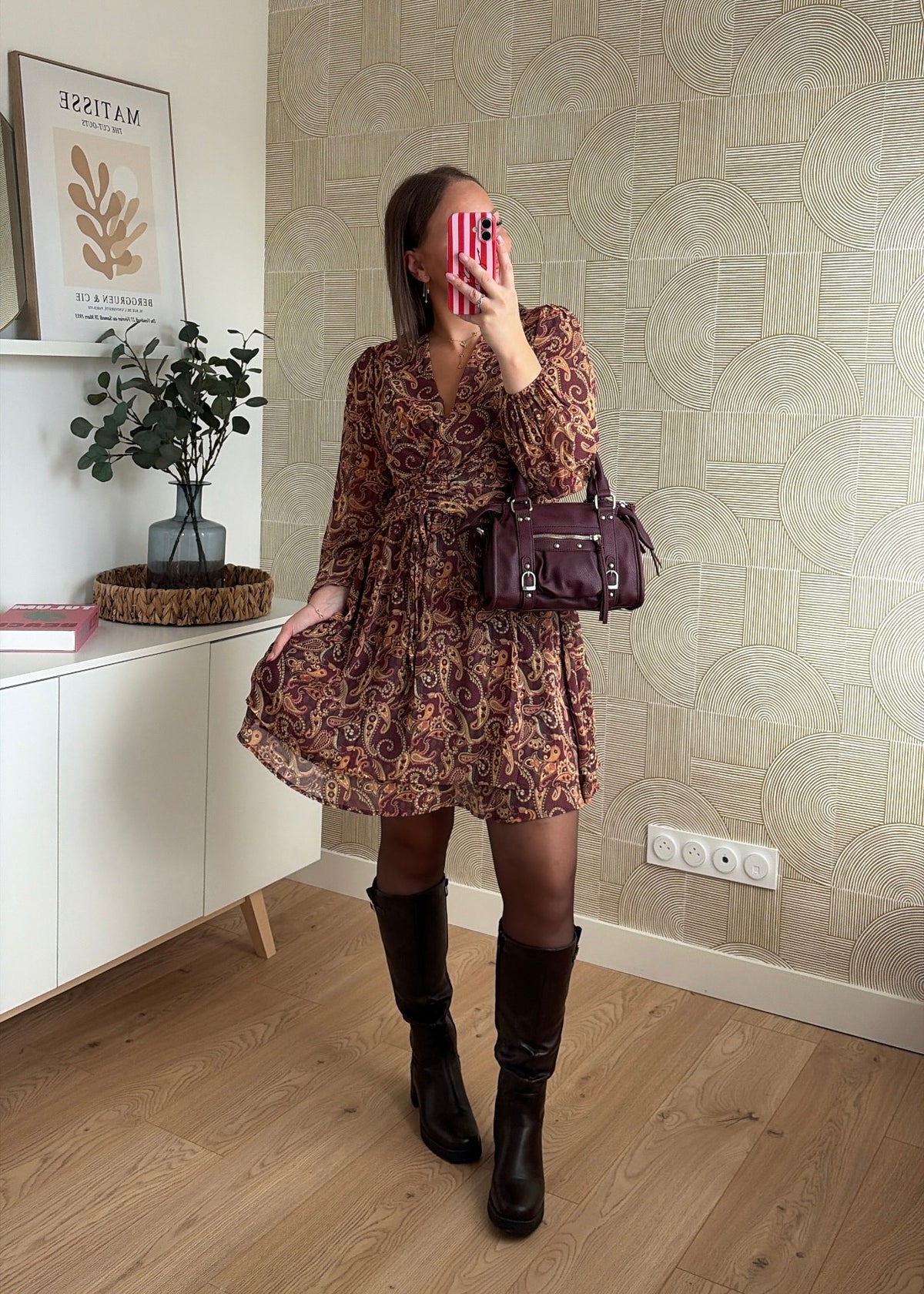 Robe coffee - CACHEMIRE