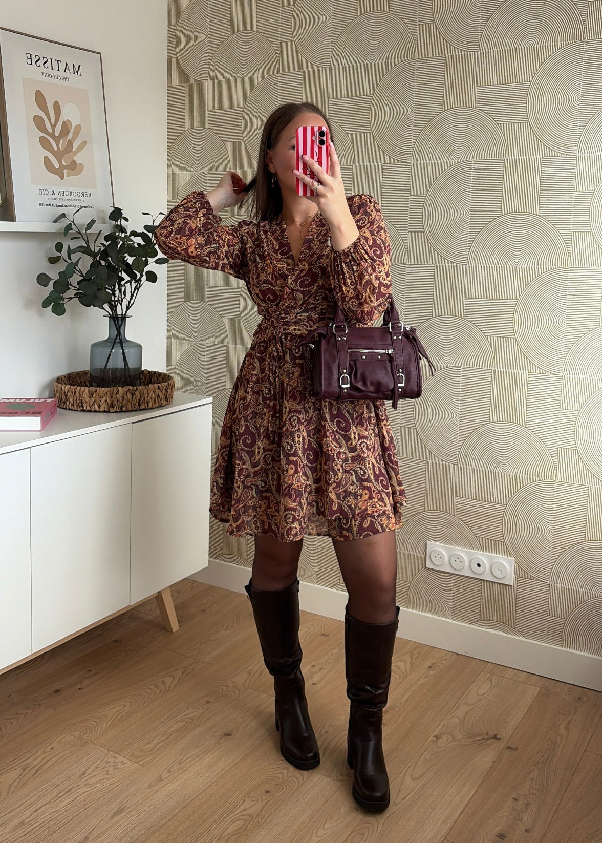 Robe coffee - CACHEMIRE