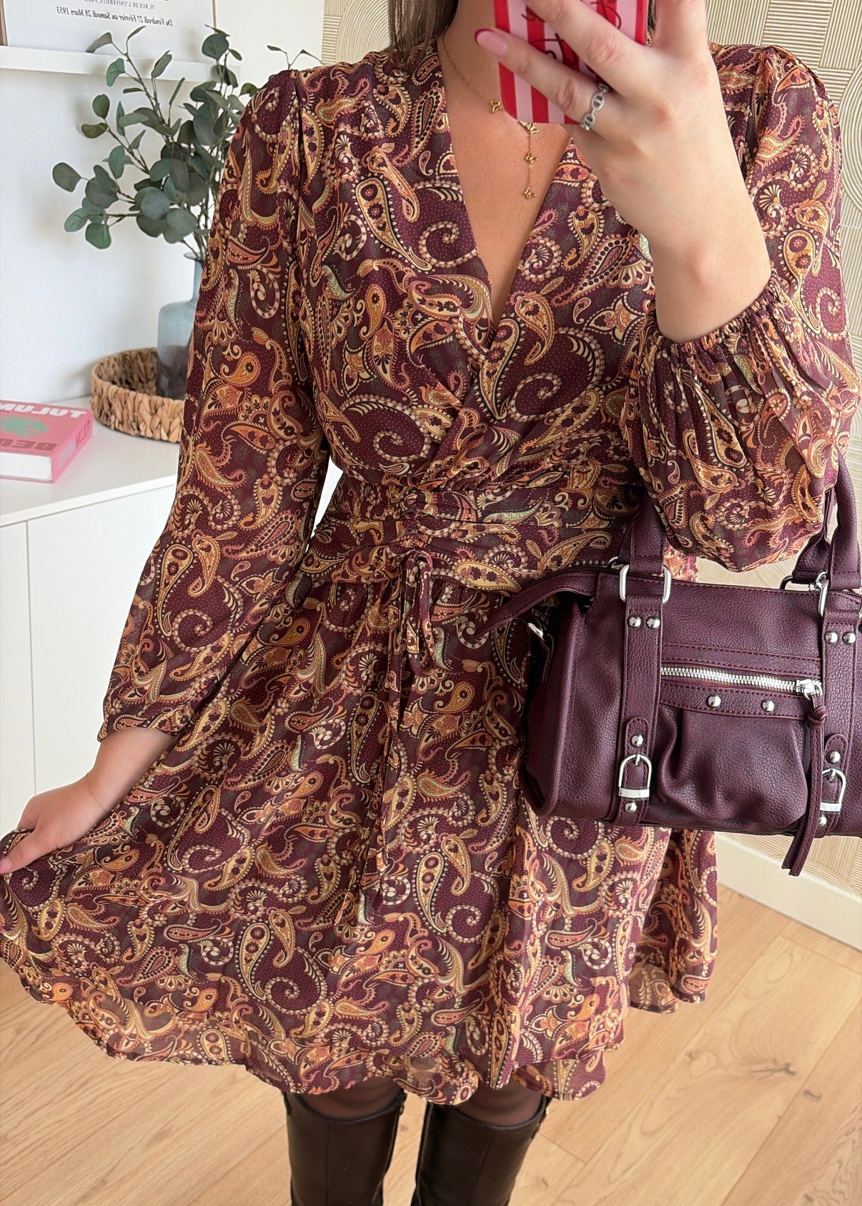 Robe coffee - CACHEMIRE