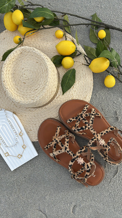 Sandales léopard SIENNA
