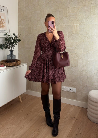 Robe imprimé cachemire - LOLLY