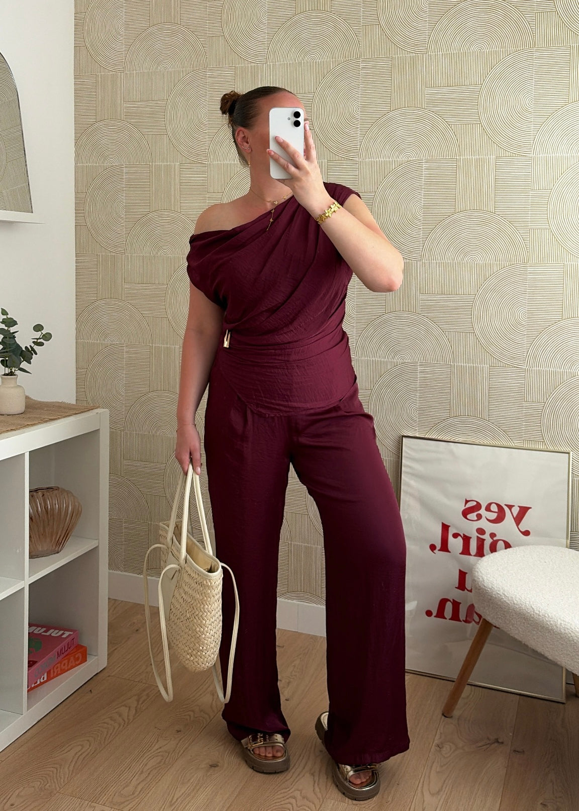 Ensemble bordeaux - CHIARA