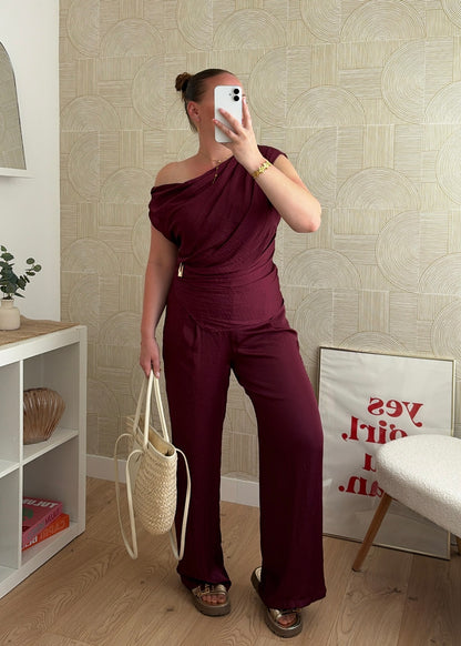 Ensemble bordeaux - CHIARA