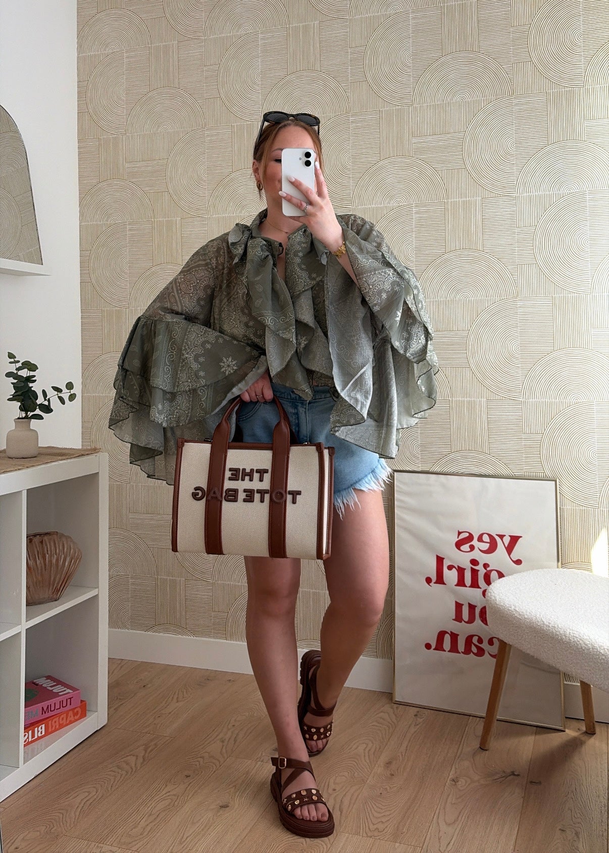Blouse kaki - BANDANA