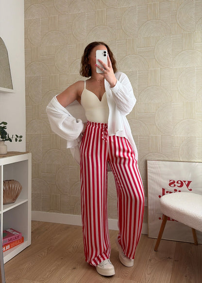 Pantalon à rayures R&R - HOLLY