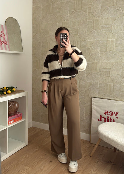 Pantalon taupe - SANDRO