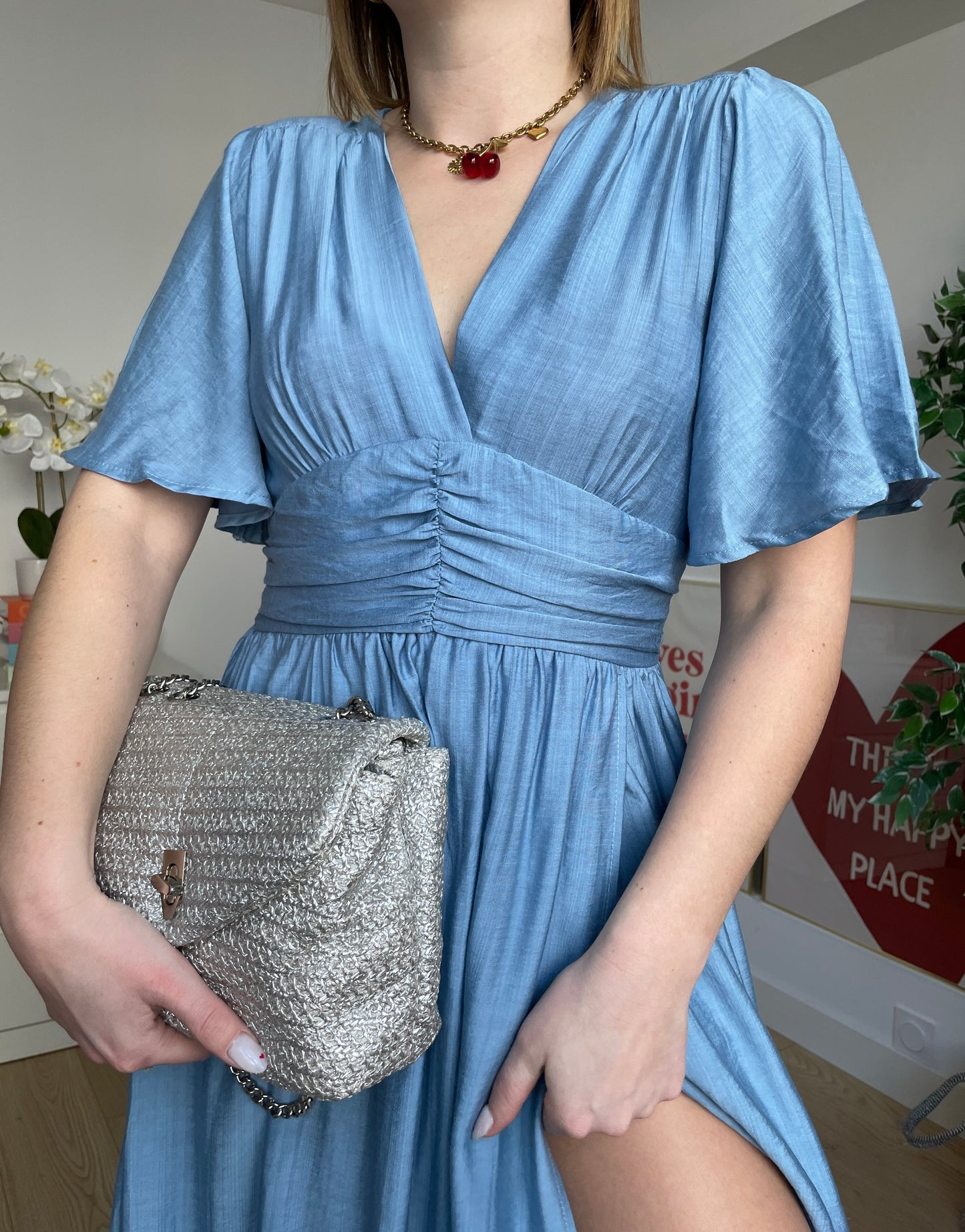 Robe bleu AIMÉE