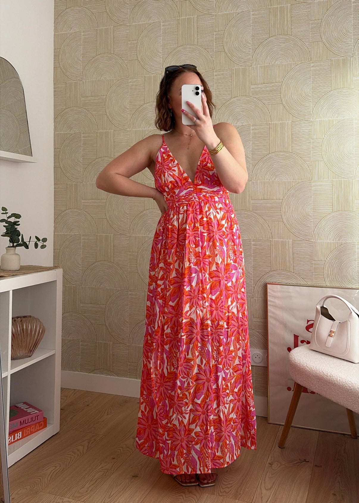 Robe longue sunset - CORAIL