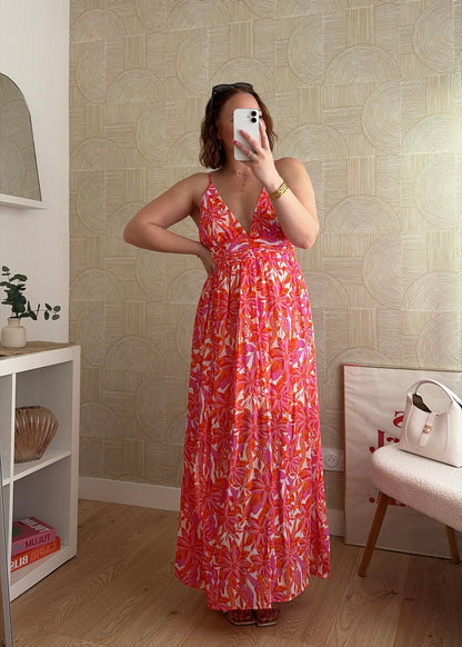 Robe longue sunset - CORAIL