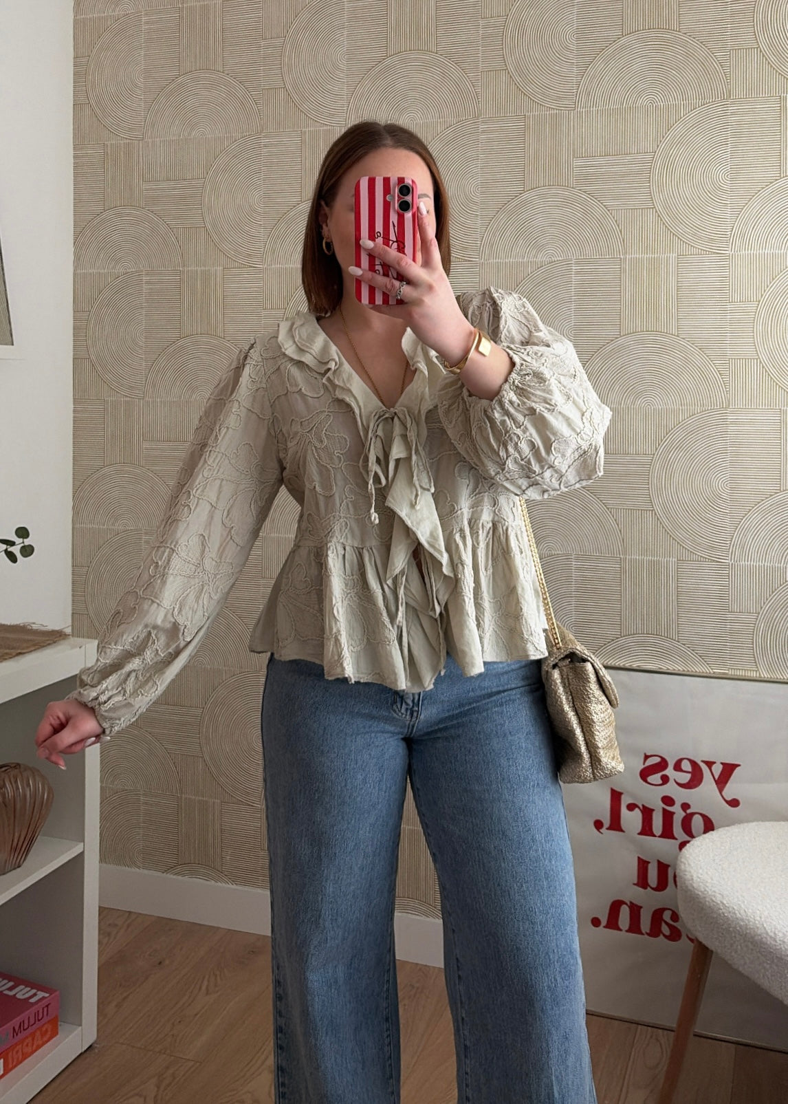 Blouse beige - ROMANCIA