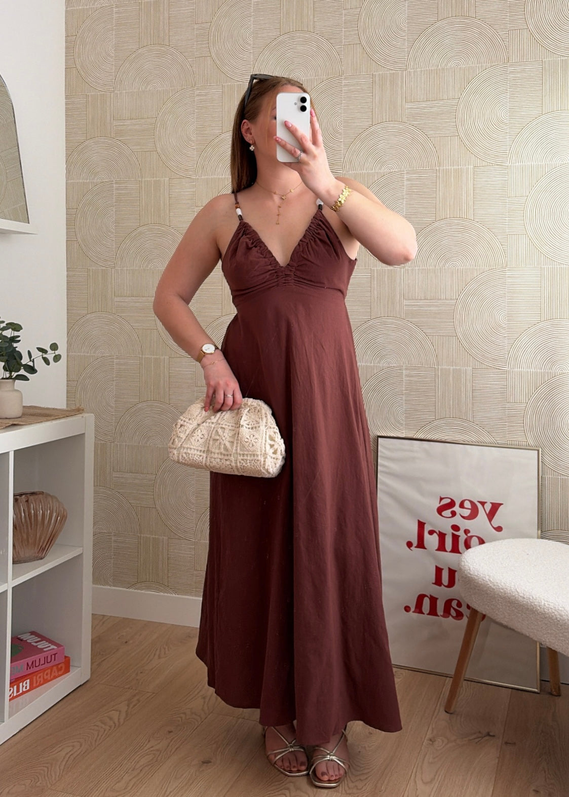 Robe longue choco - JEWELL