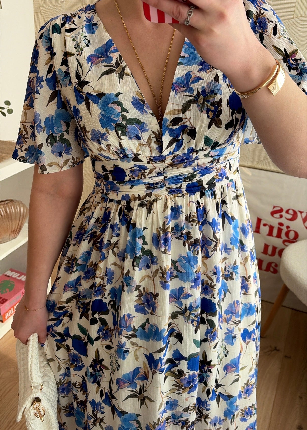Robe longue bleu - SIERRA