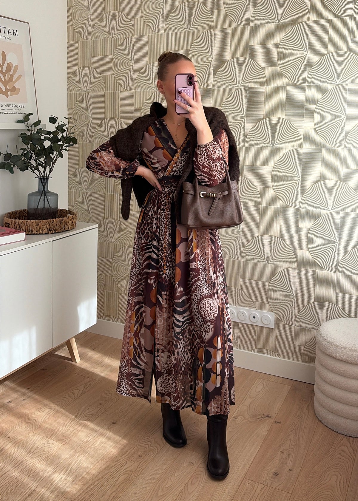 Robe longue choco - SAVAGE
