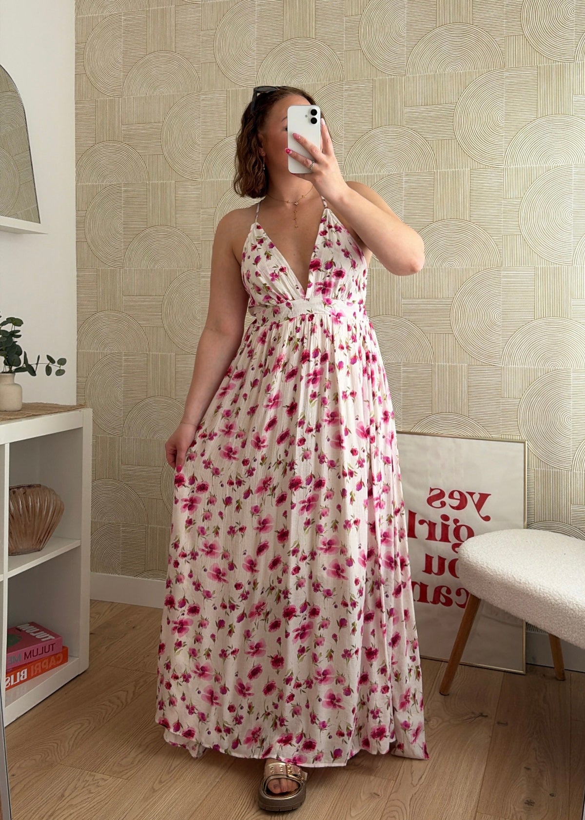 Robe longue fleurie - AMÉLIA