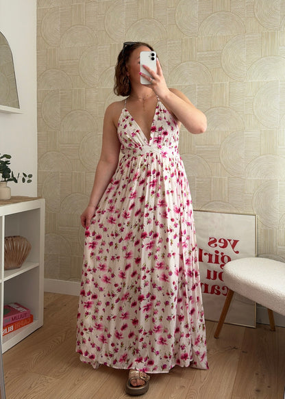 Robe longue fleurie - AMÉLIA