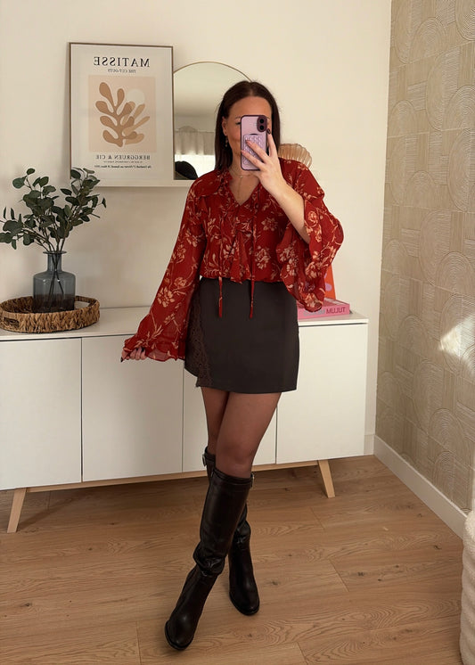 Blouse à fleurs - CORAYA
