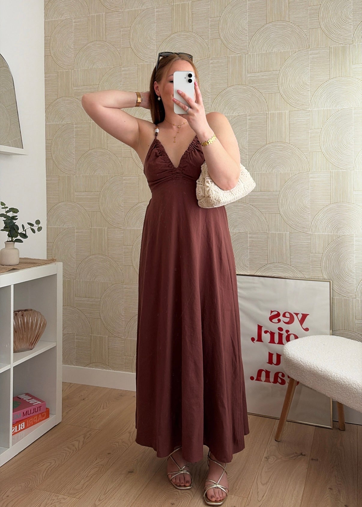 Robe longue choco - JEWELL