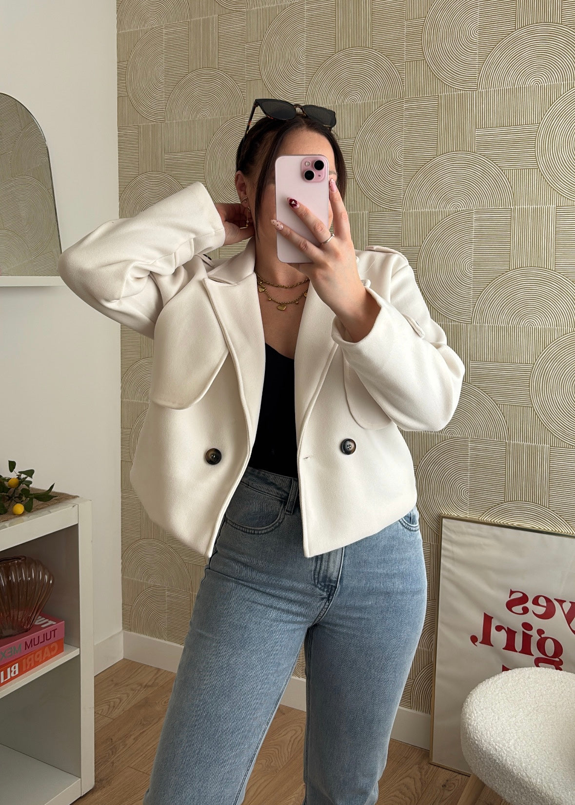 Veste courte écru - MODA