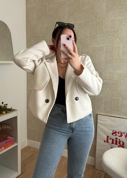 Veste courte écru - MODA