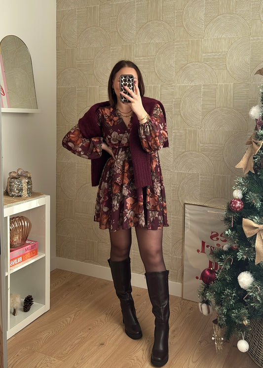 Robe cache-coeur - YVANA