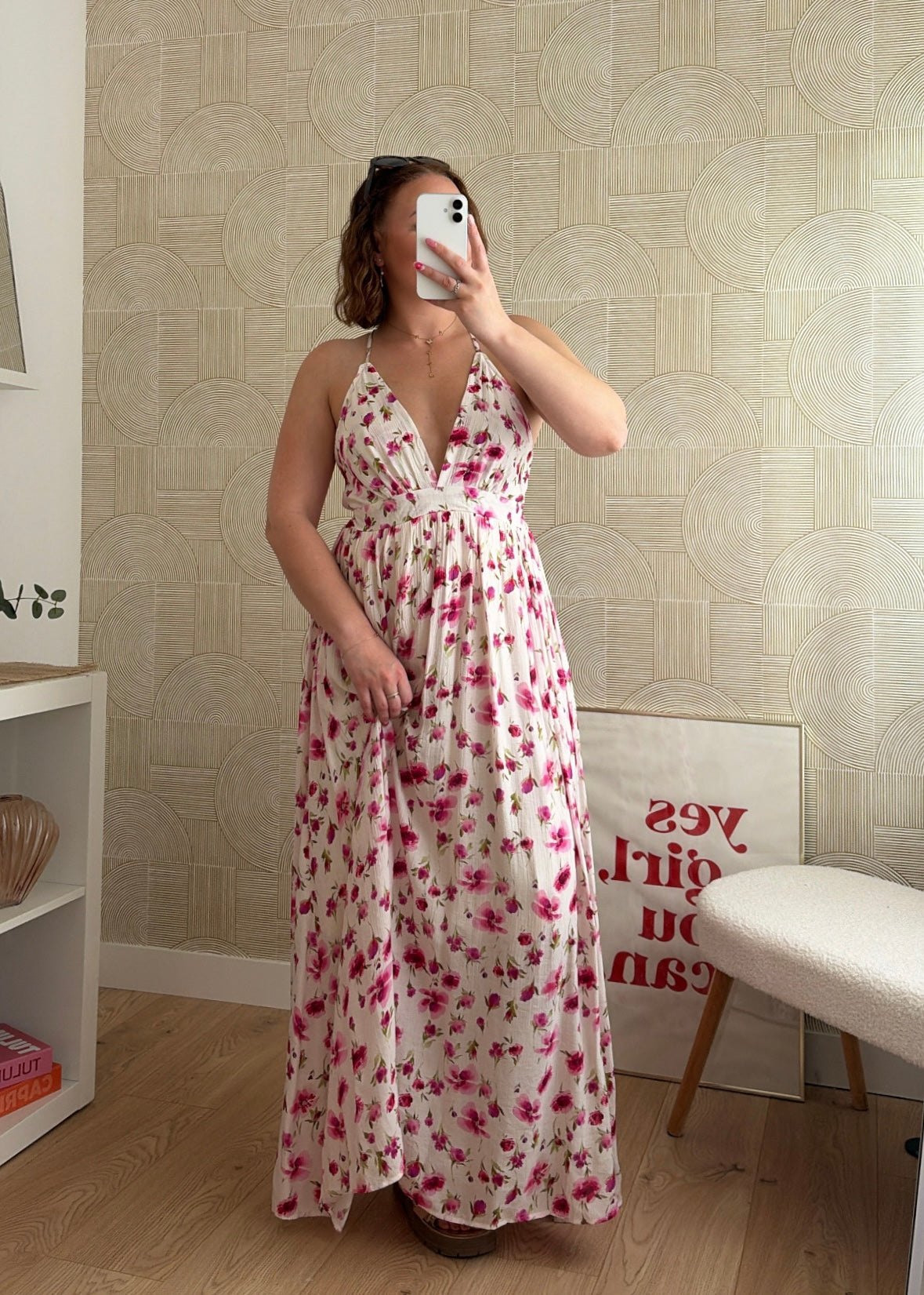 Robe longue fleurie - AMÉLIA